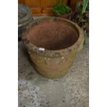 Large terracotta plant pot