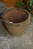 Large terracotta plant pot