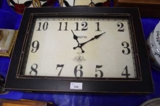 Novelty brief case formed clock