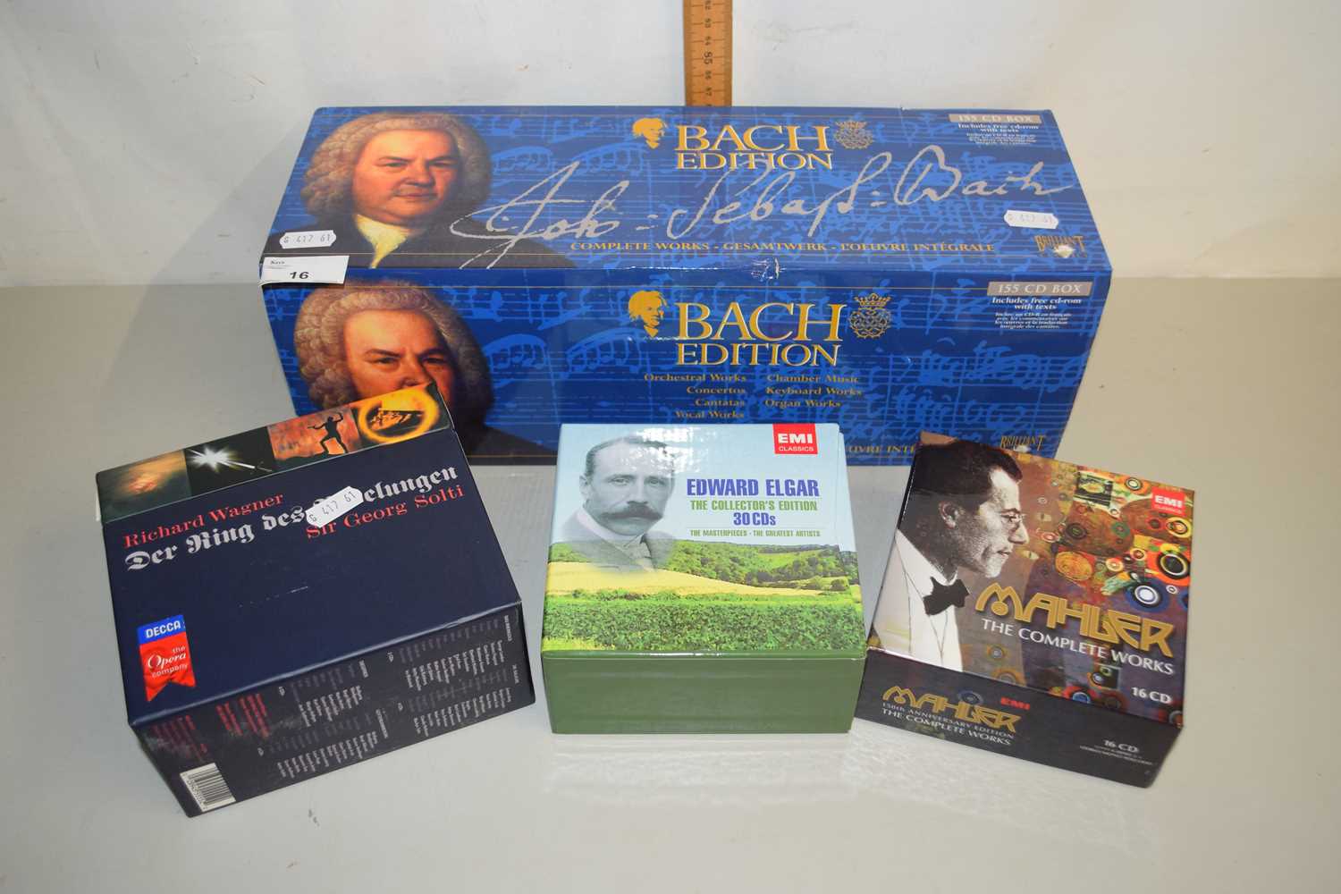 A group of classical music CD's to include Bach and others