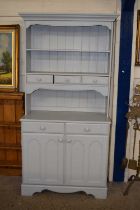 A modern painted kitchen dresser