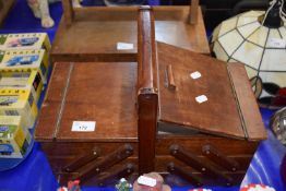 A cantilever sewing box