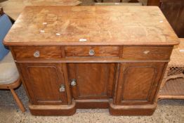 A Victorian mahogany desk or dressing table