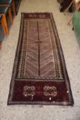 A modern Iranian runner carpet, 255 x 80cm
