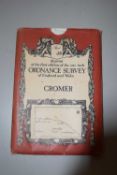 Reprint of the first edition of the 1" Ordnance Survey map of Cromer