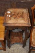 Early 20th Century inlaid jardiniere stand or occasional table