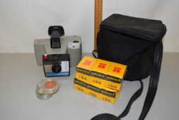 Vintage Polaroid cameras, vintage Kodak films etc