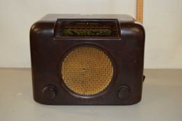 A Bush bakelite cased radio