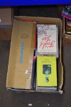 One box of paperback books