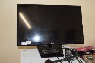 An LG flat screen television