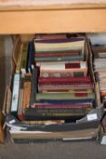 Box of books Folio Society and others