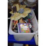 A box of various children's toys