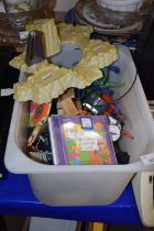 A box of various children's toys