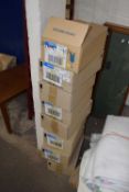 Four boxes of Philips soft peach light bulbs, 60 watt