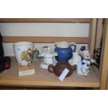 Mixed Lot: Various assorted ceramics to include Royal commemorative editions, a porcelain pastille