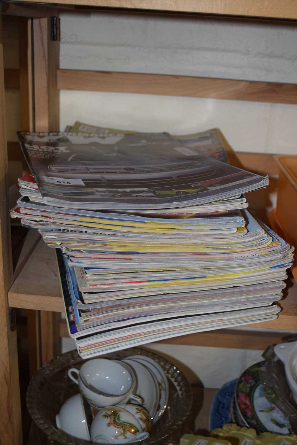 A quantity of various Volkswagon (VW) motoring magazines of various titles