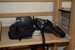 Mixed Lot: Modern watch repair tool kit, various watch straps, Walkman, digital camera etc
