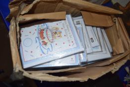 Box of as new greetings cards