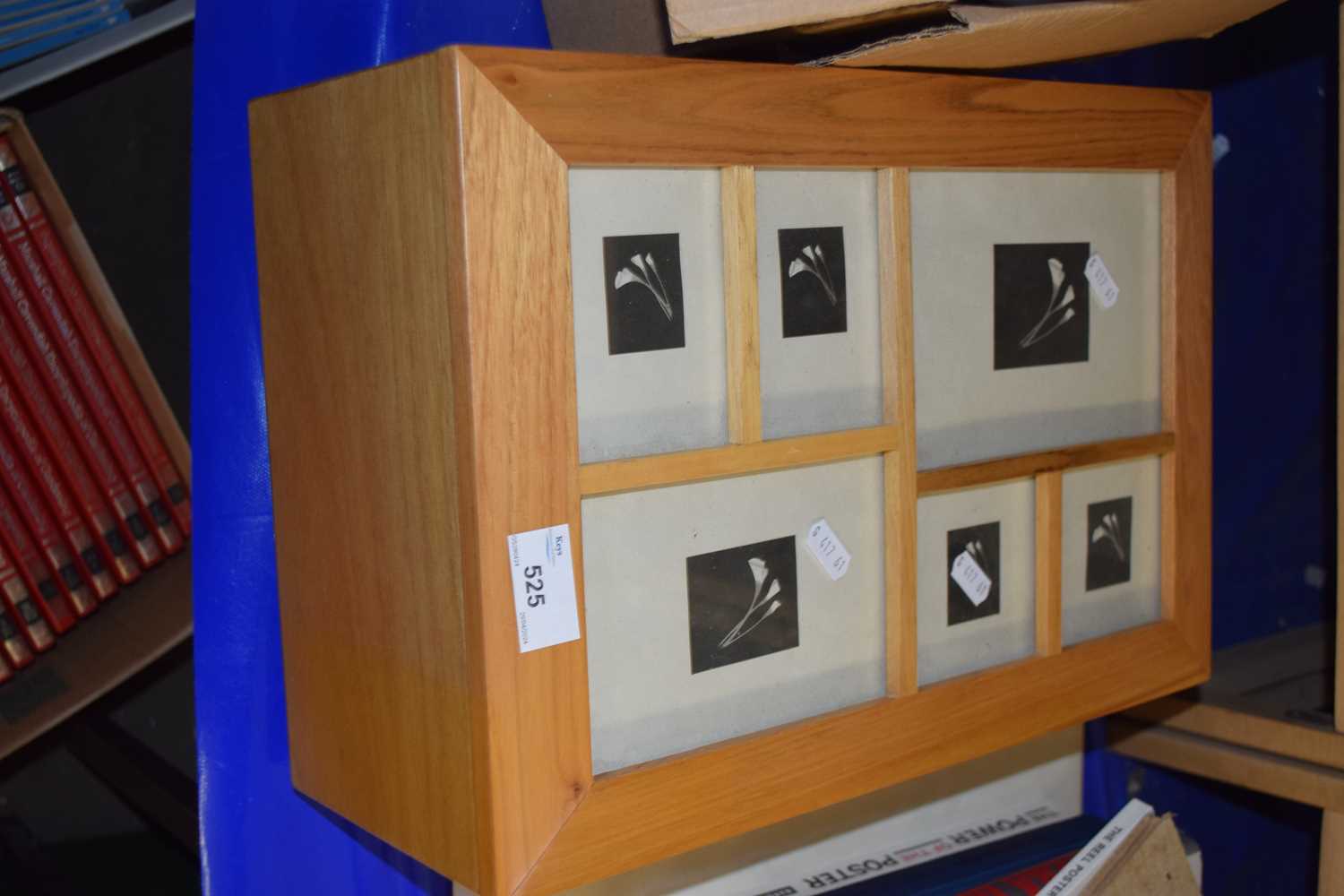 A small card or photo filing box