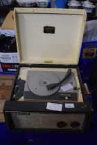 A Dansette Prefect portable record player