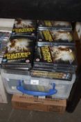 Two boxes of Fighting Demons DVD's
