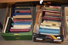 Two boxes of books Folio Society and others