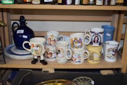Mixed Lot: Various Royal commemorative mugs