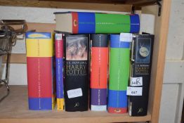 Group of Harry Potter books