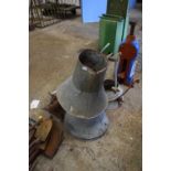 Quantity of galvanised funnels