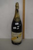 Large bottle of German wine with label for Pennrich 1874