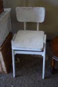 A vintage painted child's chair