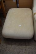A large upholstered footstool, approx 84 x 62cm