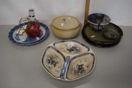 Group of mixed ceramics and Studio pottery