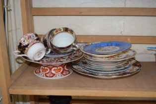 Group of ceramic wares, mainly tea wares, cups, saucers etc