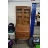 Early 20th Century oak bureau bookcase