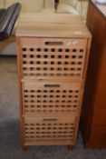 A small modern chest of drawers