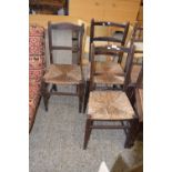 Three various chairs