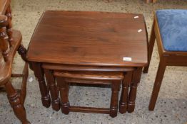 Late 20th Century nest of three tables