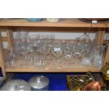 Quantity of assorted glass ware