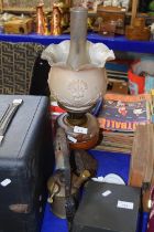 Vintage oil lamp and blow torch