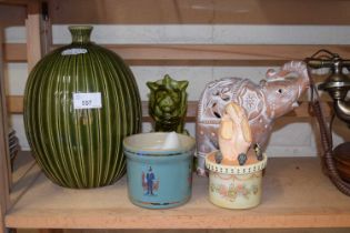Quantity of various ceramics including figures, vase etc