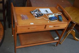 A late 20th Century tea trolley