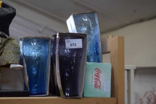 Quantity of Coca Cola branded glasses