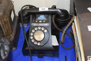 A Bakelite telephone