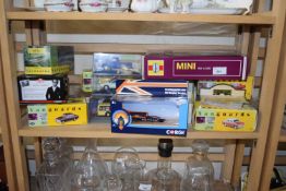 Collection of various boxed die cast model vehicles including Vanguards collection Haynes