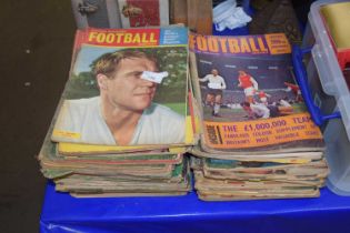 Collection of Football Monthly magazines 1960's