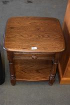 An Ercol bedside table