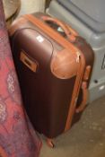JEP branded hard shell suitcase