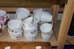 Quantity of various coffee cups, ramekins etc