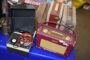 Five various vintage radios